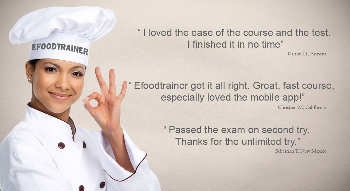 Efoodtrainer Food Handlers Cards Certificates